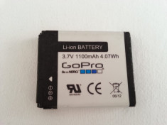 Baterie originala GoPro Hero 1 2 HD 3.7V 1100 mAh AHDBT-002 acumulator foto