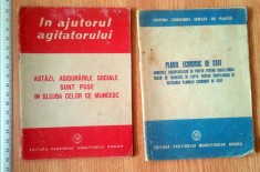 LOT 3 CARTICELE VECHI PROPAGANDA COMUNISTE -PCR /PMR, MANIFESTUL CC AL FDP