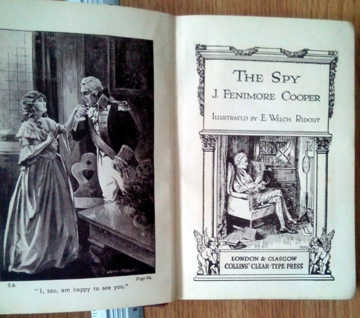 CARTE VECHE - THE SPY - J FENIMORE COOPER