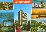 Carte postala circ. 1982 - Mamaia - Colaj de imagini, Circulata, Fotografie