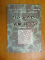 h5 Management In Agricultura - I. Alecu etc foto
