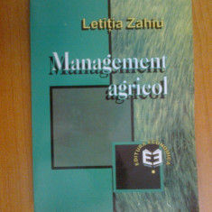 h3 Management Agricol - Letitia Zahiu