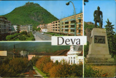 Romania - Carte postala circ. 1975- Deva - Colaj de imagini foto