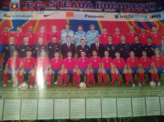 POSTER CU STEAUA BUCURESTI 2005 foto