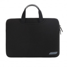 Husa protectie pentru MacBook 13.3 inch, neagra foto