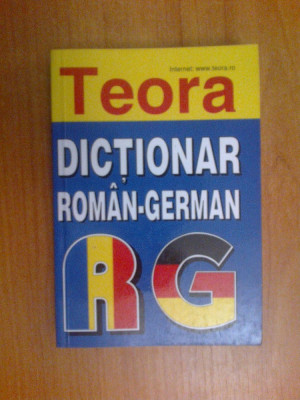 n6 E. Sireteanu, Tomeanu - Dictionar Roman German foto