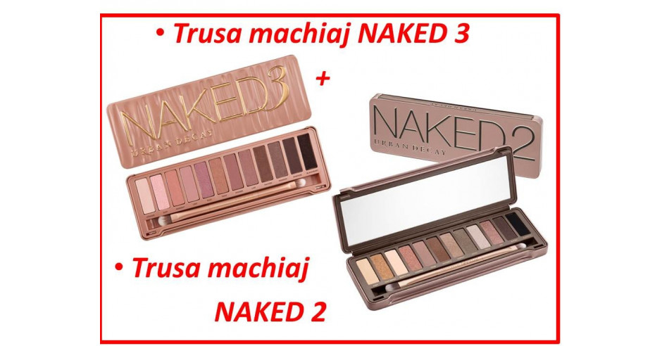 Set Truse Machiaj Naked Si Naked Urban Decay Farduri Pleoape