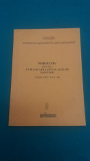 NORMATIV PENTRU EXPOLATAREA INSTALA?IILOR SANITARE/ INDICATIV I9/1-96/ 1999 foto