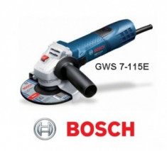 Polizor unghiular 115mm, 720W Bosch GWS 7-115E foto