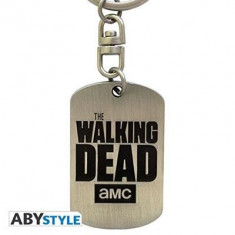 Breloc The Walking Dead Dog Tag Logo foto