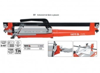 Aparat de taiat gresie lungime 630mm, YATO, YT-3703 foto mare Aparat de taiat gresie lungime 630mm, YATO, YT-3703 foto mare