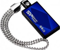 USB Flash Drive Silicon Power Touch 810 64GB USB 2.0 Albastru foto