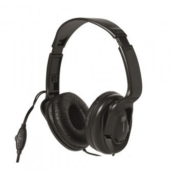 Casti audio stereo, cu potentiometru volum, Sal HPH 7, culoare negru, cablu 5 m foto mare Casti audio stereo, cu potentiometru volum, Sal HPH 7, culoare negru, cablu 5 m foto mare