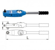 Cheie dinamometrica cu ceas 1/2, 16-80Nm, UNIOR&amp;quot; foto