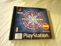 Who Wants to be a millionaire playstation one, PS1, alte sute de jocuri foto