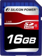 Card de Memorie Silicon Power SDHC 16GB Class4 foto