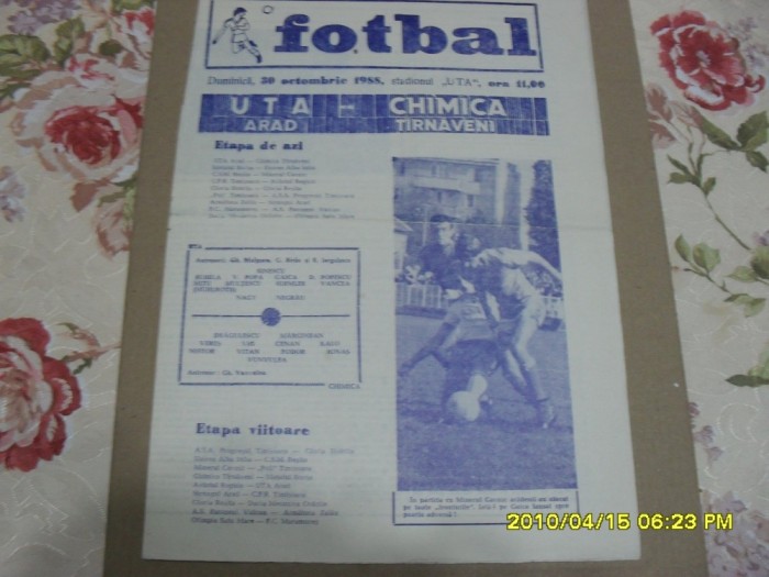 program UTA - Chimica Tarnaveni