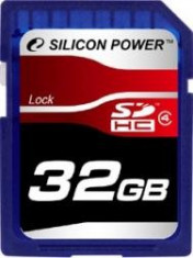 Card de Memorie Silicon Power SDHC 32GB Class4 foto