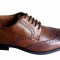 Pantofi barbati eleganti din piele naturala maro - Model CRIS02