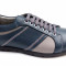 Pantofi barbati casual bleumarin din piele naturala cu siret - Model 580BL
