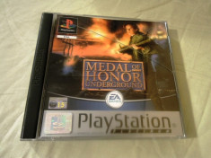 Medal of Honor Underground playstation one, PS1, alte sute de jocuri foto