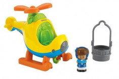 Jucarie Fisher Price Little People Spin N Fly Helicopter foto