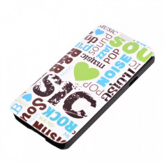 Husa Flip Cover TELLUR TLL111362 Folio Music pentru Samsung Galaxy S5 foto