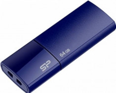 USB Flash Drive Silicon Power Ultima U05 USB 2.0 64GB Albastru foto