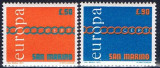 Europa-cept 1971 - San Marino 2v.neuzat,perfecta stare(z)