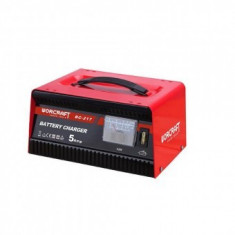 Redresor pentru baterii auto Worcraft BC-217, 12V/230V, 5A foto