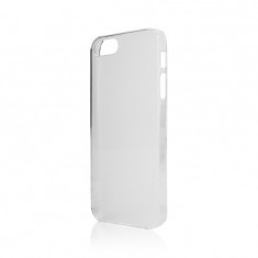 Husa Protectie Spate XQISIT iPlate Ultra Thin transparenta pentru Apple iPhone 5 foto
