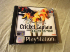 Cricket Captain 2001 Ashes Edition playstation one, PS1, alte sute de jocuri foto
