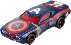 Jucarie Hot Wheels Marvel Character Cars Captain America foto