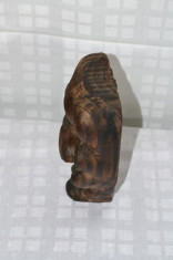 Masca africana din lemn foto