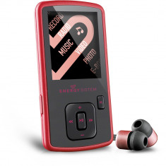 MP4 Player ENERGY SISTEM Slim 3 Ruby Red 8GB foto