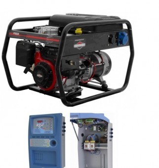 Generator benzina 4.5kVA, EAG 4500 cu automatizare inclusa foto mare Generator benzina 4.5kVA, EAG 4500 cu automatizare inclusa foto mare
