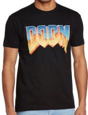 Tricou Doom Logo Marime M foto