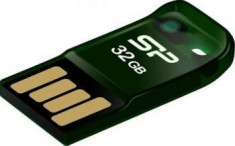 USB Flash Drive Silicon Power Mini Touch T02 32GB USB 2.0 Verde foto