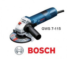 Polizor unghiular 115mm, 720W, Bosch GWS 7-115 foto