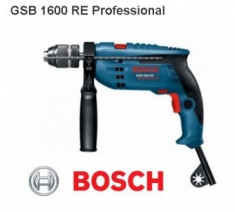 Masina de gaurit cu percutie 701W, Bosch GSB 1600 RE Professional foto