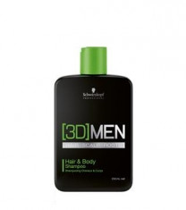 Schwarzkopf 3D Hair &amp;amp;amp; Body Sampon Pentru Par Si Corp 250 ml foto