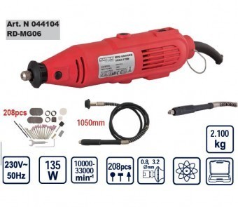 Mini polizor drept 135W, Raider RD-MG06 Mini polizor drept 135W, Raider RD-MG06