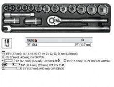 TRUSA TUBULARE 13 PIESE 1/2, 11-32mm, YATO, YT-1264&amp;quot; foto