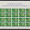 1970 Liechtenstein EUROPA colita 20 timbre model retea nestampilate