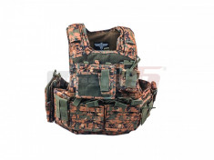 Invader Gear vesta tactica Mod Carrier Combo Digital Woodland foto