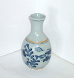 Cumpara ieftin Vaza gresie celadon glaze, pictata manual - Blue de Hue - semnata, Korea