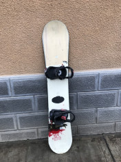 Placa snowboard RIDE FLEETWOOD 165cm cu legaturi nidecker foto