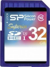 Card de Memorie Silicon Power Superior U3 SDHC Class10 32GB foto