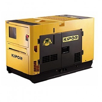 Generator diesel insonorizat monofazat 13 kVA, Kipor KDE 16 SS foto mare Generator diesel insonorizat monofazat 13 kVA, Kipor KDE 16 SS foto mare