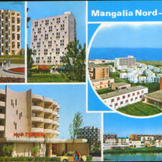 Carte postala circ. 1974 - Mangalia Nord-Venus - Colaj de imagini